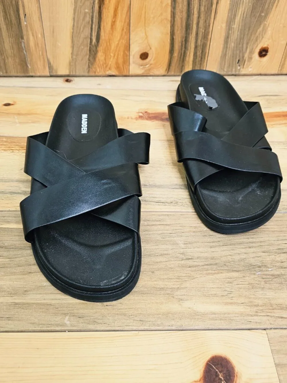 Madden Slide Sandals Size 11